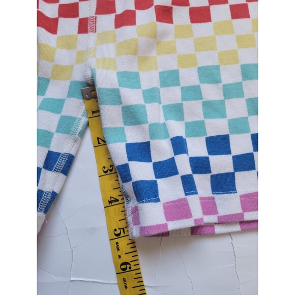 Hanna Andersson Checkered Multi-Colored Elastic Waist Shorts Size 12 Casual - Picture 5 of 5